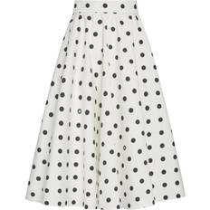 Monivärinen Hameet Dolce & Gabbana Polka Dots Drill Midi Skirt