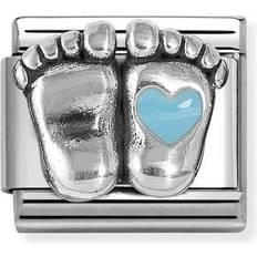 Nomination Berlocker & Hängen Nomination Blue Rounded Feet Charm