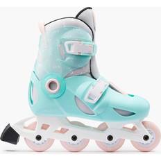 Kids' Inline Skates Play 5 Mint Pale Mint Green