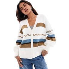 Vans Cardigans Vans Valerie Stripe Cardigan - Marshmallow