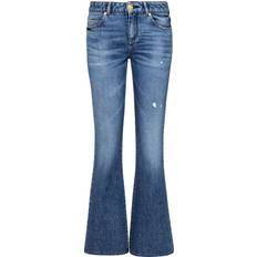 Balmain Vrouw Spijkerbroeken Balmain Flared Jeans Dames Katoen - Blauw