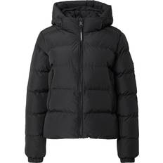 Superdry Hooded Sports Puffer Jacket, Black