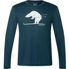 Natuurlijk T-shirts super.natural Ski Karl Long Sleeve - Blauw