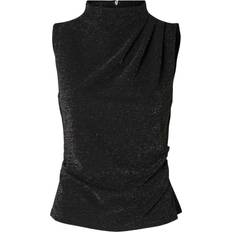 Elastane/Lycra/Spandex Bluse Selected Glitter Sleeveless Top