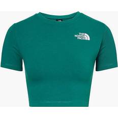 The North Face Damen T-Shirts The North Face Damen Crop T-Shirt gruen