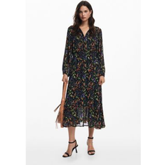 Midi Dresses - Recycled Fabric Desigual Floral midi dress BLACK