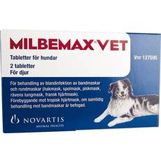 Milbemax Vet. Tablett 12.5/125 mg Till Hundar - 2 St Tabletter/Frp