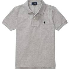 Gray Polo Shirts Children's Clothing Boy's Short-Sleeve Logo Embroidery Polo Shirt, S-XL GRAY