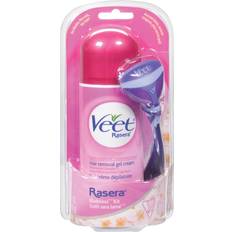 Hair Removal Products Veet Rasera Hair Removal Gel Cream Floral Sensation + Bladeless Tool 145g/5.1 oz