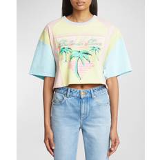 Balmain Tops Balmain Woman T-shirt Multicolored Cotton Fantasy