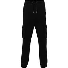 Balmain Trousers & Shorts Balmain Black Drawstring Sweatpants EAB NOIR/BLANC