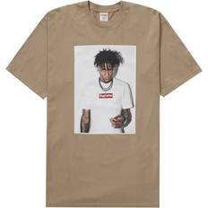 Supreme Men Clothing Supreme NBA Youngboy cotton T-shirt unisex Cotton Neutrals