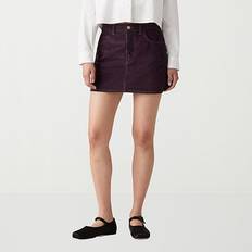 Denim Skirts - XS Levi's Levi's Women's Icon Cotton Denim Skirt Plum Perfe (25)