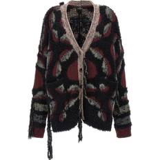 Etro Etro-Fringed Oversized Cardigan Maglioni Multicolor-Donna 38IT