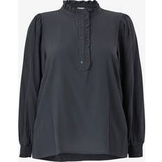 Gestreept - Vrouw Blouses Kaffe Curve KCdorina Blouse - Grijs