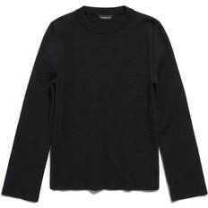 Balenciaga Unisex Pullover Balenciaga BB Allover Cropped Sweater Black Viscose & Polyester