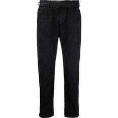 Pants Drykorn Off-White belted tapered jeans men Polyester/Cotton/Cotton Black