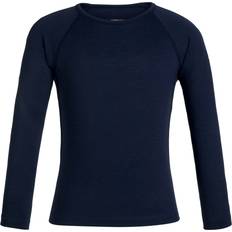 Icebreaker Kids' Oasis Longsleeve Crewe Midnight Navy