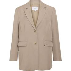 Natural Blazers Vila Buttoned Blazer