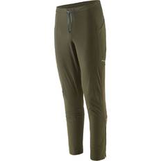 Green - Running Pants Patagonia Men's Wind Shield Pants in Pine Needle Green, Trail Running Pants & Tights Recycled Nylon/Recycled Polyester