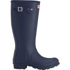 Wellingtons Hunter Boot Company Children's Original Big Kids Wellington Boots in Blue, 13, Rubber Charlies