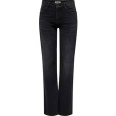 Dame - Rosa Jeans Only Onlblush Middels Høy Midje Straight Fit Jeans