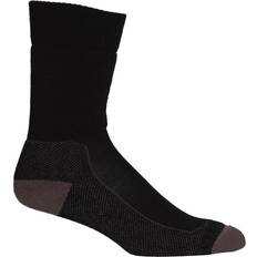 Icebreaker Herre Strømper Icebreaker Hike Medium Crew - Black/Mink/Monsoon