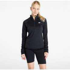 New Balance Sweatshirt Athletics Heat Grid Half Zip Black