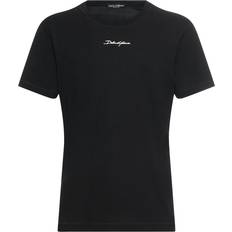 Dolce & Gabbana Black T-shirts Dolce & Gabbana Cotton T-shirt with logo