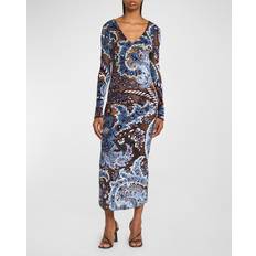 Mehrfarbig - Midikleid Kleider Etro Printed midi dress