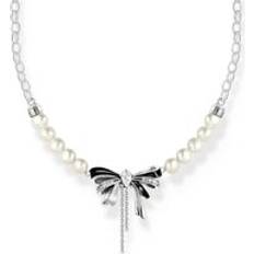 Thomas Sabo Emalj Halsband Thomas Sabo Halsband Med Pärlor Lovely Romance Silver