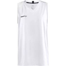 M Toppe Børnetøj Craft Progress Basket Singlet Jr - Hvid