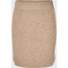 Selected Femme Hameet Selected Femme Hame Short Knit Skirt - Beige