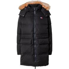 Buitenkleding Tommy Jeans Alaska Faux Fur Jacket - Zwart