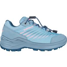 PU (Polyuretan) Hikingskor Barnskor Lowa Kinder Zirrox II GTX Low Schuhe blau