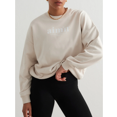 aim'n Beige Club Terry Sweatshirt