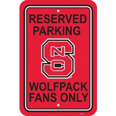 Fremont Die N. Carolina State Wolfpack 12" X 18" Plastic Parking Sign