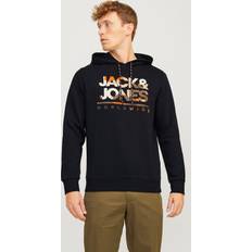 Hoodies - Multifärgade Tröjor Jack & Jones 2-pack Logotyp Hoodie Svart