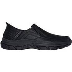 Skechers Respected Elgin Leather Slip-ins Black