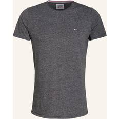 Tommy Jeans herr S/S stickade toppar, Svart