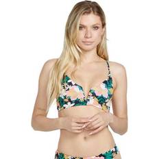 Mehrfarbig Bikinis Volcom Women's Had Me At Aloha Crop Bikini Top