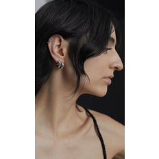 Silver Tempelhofer Hoop Single Earring Silver UNI