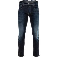 Replay Men's Hyperflex Anbass Slim Tapered Jeans Navy