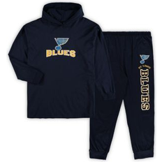 Underwear Concepts Sport Men's Navy St. Louis Blues Big and Tall Pullover Hoodie and Joggers Sleep Set Navy (XLT)