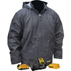 Work Jackets Dewalt Heavy Duty Heated Kit Black Work Jacket