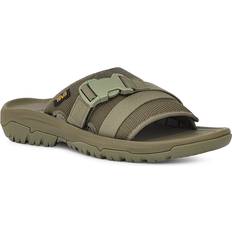 Recycled Materials Slides Teva Men's Hurricane Verge Slides, 9, Green