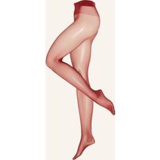 Pink - Women Pantyhose Wolford Satin Touch Tights in Rose Merlot