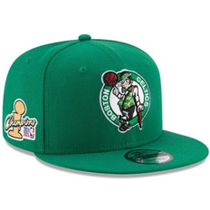 New Era Basketball Caps New Era Men's Kelly Green Boston Celtics 2024 NBA Finals Champions Side Patch 9FIFTY Snapback Hat