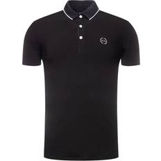 Armani Exchange Tops Armani Exchange Tipped Polo Shirt - Black