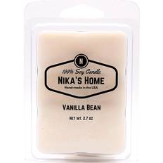 Beige Wax Melt Nika's Home Scented Soy Melts/Cubes - Strong Scents (Vanilla Bean) Wax Melt